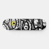 Gele oog persoonlijk skateboard (Horizontaal)