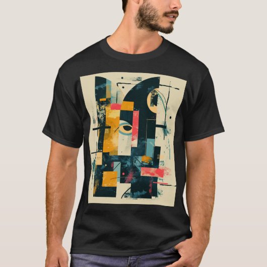 Gele oog t-shirt (Voorkant)