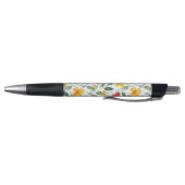 Gele oranje bloemen pen (Bodem)