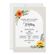 gele oranje botanische krans