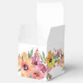 Gele, Oranje en roze flessen voor de deur Bedankdoosjes (Geopend)