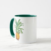 Gele Oranje groene ananas Mok (Voorkant links)