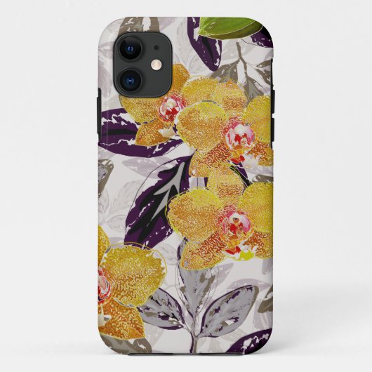 Gele oranje orchideeën. Case-Mate iPhone case (Achterkant)