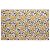 Gele oranje orchideeën. stof (Fat Quarter)