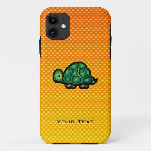 Gele Oranje schildpad Case-Mate iPhone Case (Achterkant)