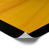 Gele Oranje ventilator Poster (Hoek)