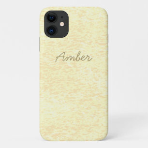 Gele Oranje Verf Textuur Patroon Persoonlijk Case-Mate iPhone Case