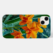 Gele orchidee bloem Case-Mate iPhone case (Achterkant (horizontaal))