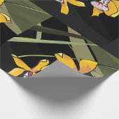 Gele Orchidee Bloem Tropisch Botanisch Cadeaupapier