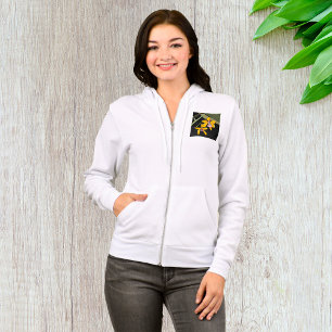 Gele Orchidee Bloem Tropisch Botanisch Hoodie