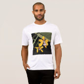 Gele Orchidee Bloem Tropisch Botanisch T-shirt (Voorkant volledig)