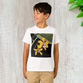 Gele Orchidee Bloem Tropisch Botanisch T-shirt