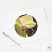 Gele orchidee Envelope Seal Sticker (Envelop)