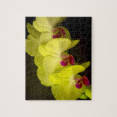 Gele Orchidee - Fotopuzzel Legpuzzel (Verticaal)