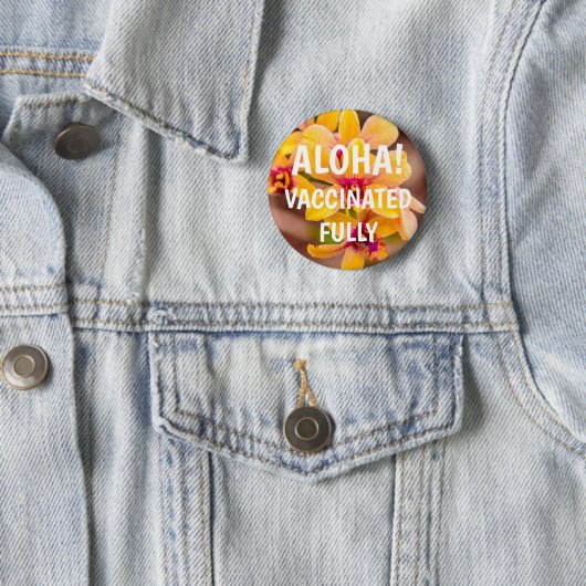 Gele orchidee, Hawaii Aloha gevaccineerde Button (In situ)