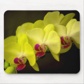 Gele Orchidee - Mousepad Muismat (Voorkant)