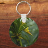 Gele Orchidee Regenwoud Sleutelhanger (Voorkant)