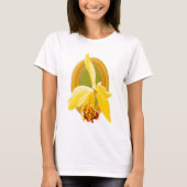 Gele orchidee t-shirt (Voorkant)