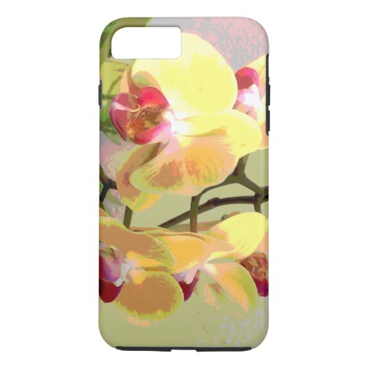 Gele orchideeën in de middagzon Case-Mate iPhone case (Achterkant)