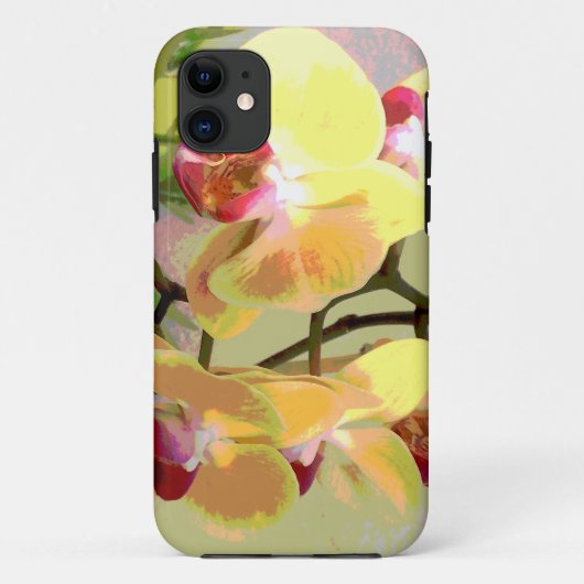 Gele orchideeën in de middagzon Case-Mate iPhone case (Achterkant)