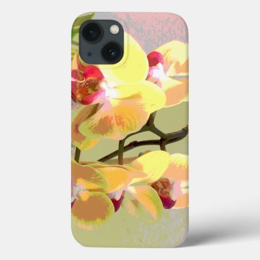Gele orchideeën in de middagzon Case-Mate iPhone case (Achterkant)