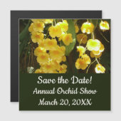 Gele Orchids Tropische Bloemen (Voorkant / Achterkant)