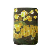 Gele Orchids Tropische Bloemen Badmat (Voorkant Verticaal)
