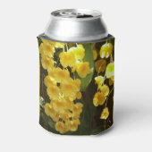 Gele Orchids Tropische Bloemen Blikjeskoeler (Blikje Achterkant)