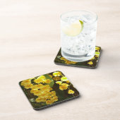 Gele Orchids Tropische Bloemen Drankjes Onderzetter (Rechterzijde)