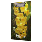 Gele Orchids Tropische Bloemen Klembord (Links)
