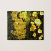 Gele Orchids Tropische Bloemen Legpuzzel (Horizontaal)