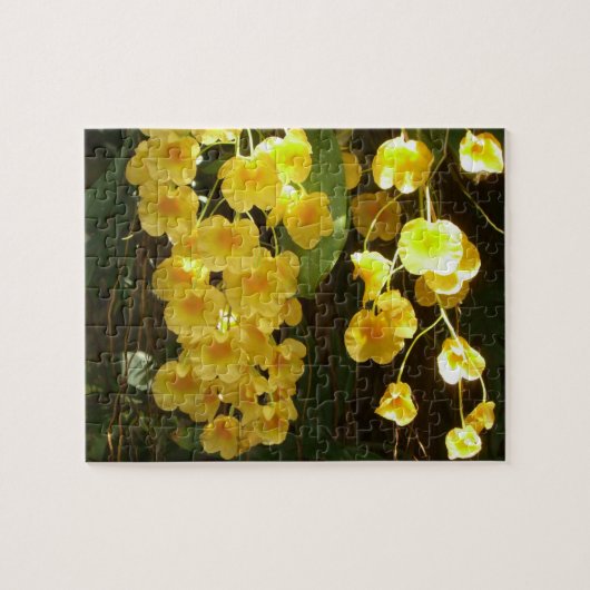 Gele Orchids Tropische Bloemen Legpuzzel (Horizontaal)