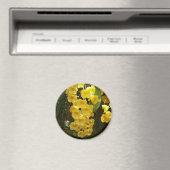 Gele Orchids Tropische Bloemen Magneet (Insitu (Vaatwasser))