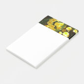 Gele Orchids Tropische Bloemen Post-it® Notes (Schuin)