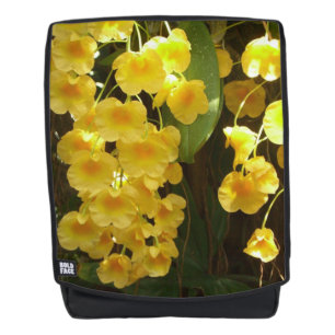 Gele Orchids Tropische Bloemen Rugtassen