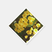 Gele Orchids Tropische Bloemen Servetten (Hoek)