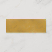 Gele orkaanwas mini visitekaartje (Achterkant)