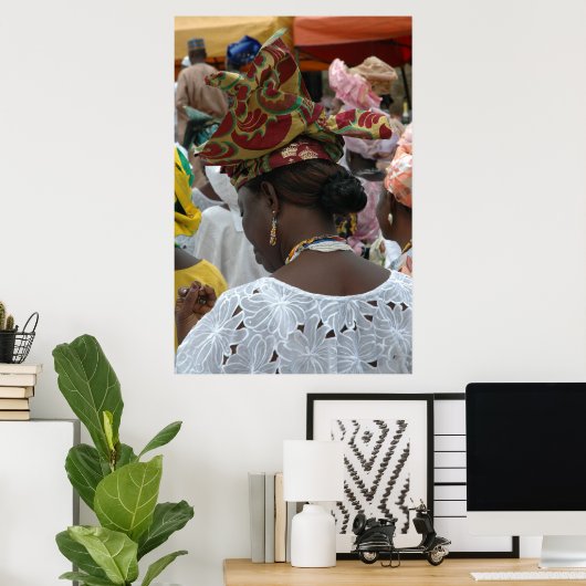 gele osogbo-poster poster (Thuiskantoor)