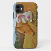 Gele paarden, lenteskonijn Case-Mate iPhone case (Achterkant)