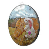 Gele paarden, lenteskonijn dartbord (Voorkant Rechts)