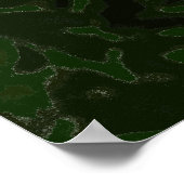 Gele Paardenbloem Grafische Art Print. Poster (Hoek)