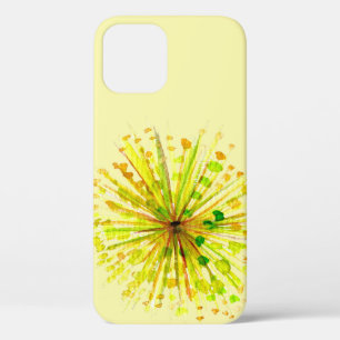 Gele paardenbloem wilde bloem waterverf Case-Mate iPhone case