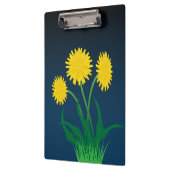Gele Paardenbloemen Klembord (Links)