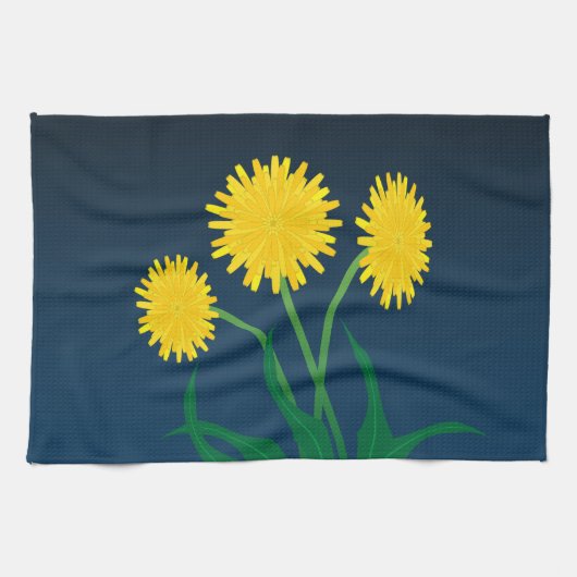 Gele Paardenbloemen Theedoek (Horizontaal)