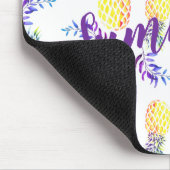 GELE & PAARSE ANANAS HAPPY SUMMER MUISMAT (Hoek)