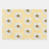 Gele Paarse en Blauwe Daisies Inpakpapier Vel (Voorkant)