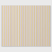 Gele, paarse en witte snoepjes strepen cadeaupapier (Vlak)