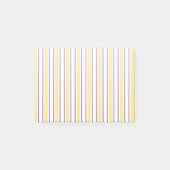 Gele, paarse en witte snoepjes strepen post-it® notes (Voorkant)