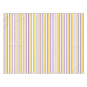 Gele, paarse en witte snoepjes strepen tafelkleed (Voorkant (Horizontaal))