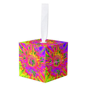 gele paarse mandala Thunder_Cove Decoratie